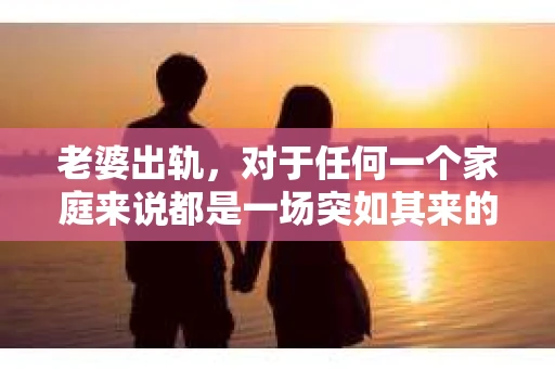 老婆出轨，对于任何一个家庭来说都是一场突如其来的风暴。面对这样的困境，如何挽回婚姻，重拾家庭的和谐，成为了许多人迫切想要了解的问题。今天，我们就来聊聊这个敏感而现实的话题——老婆出轨最好的挽回办法。