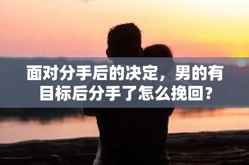 面对分手后的决定，男的有目标后分手了怎么挽回？