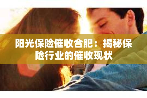 阳光保险催收合肥：揭秘保险行业的催收现状