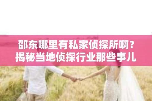 邵东哪里有私家侦探所啊？揭秘当地侦探行业那些事儿